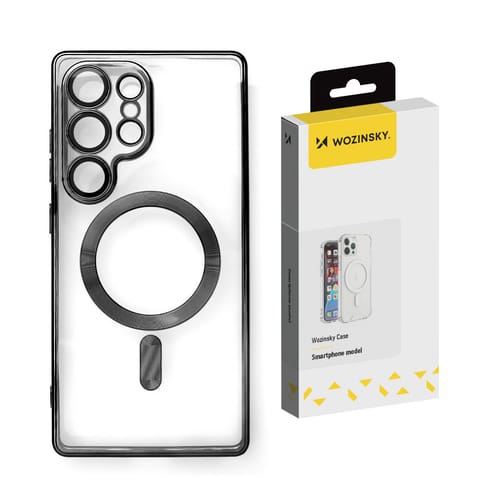 Etui case na Samsung Galaxy S24 FE Electroplated Magsafe - czarne w sklepie Wasserman.eu