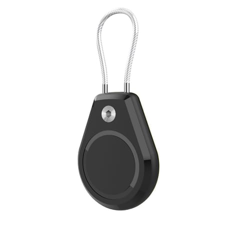 Etui wodoodporne na lokalizator Apple AirTag ze stalową linką - czarne w sklepie Wasserman.eu