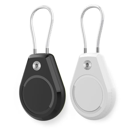 ⁨Etui wodoodporne na Apple AirTag ze stalową linką - 2 szt.⁩ w sklepie Wasserman.eu