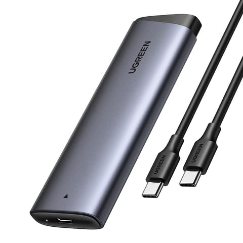 ⁨Obudowa na dysk M.2 NVMe PCIe SSD - srebrna⁩ w sklepie Wasserman.eu