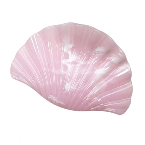 ⁨Spinka do włosów klamra MUSZLA XL marmurek 8,5 x 5,7 cm SP422⁩ w sklepie Wasserman.eu