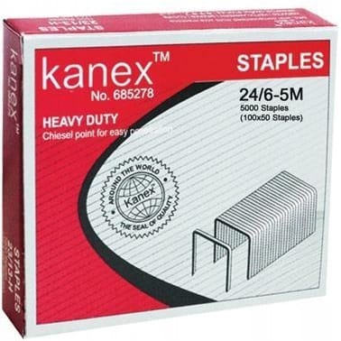 Zszywki 24/6-5M KANEX NO.24/6-5M w sklepie Wasserman.eu