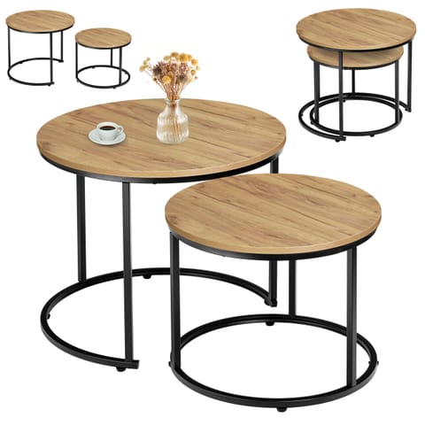 ⁨Zestaw dwóch stolików loft Galen Small Craft⁩ w sklepie Wasserman.eu