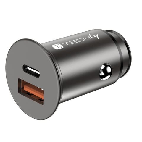 ⁨Techly AutoladegerĂ¤t 5V 2p USB A USBC 38W⁩ at Wasserman.eu