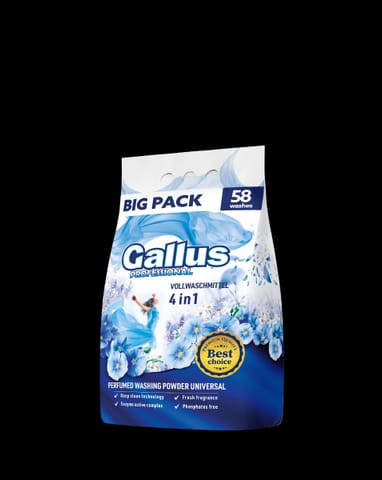 ⁨GALLUS PROFESSIONAL Proszek do prania 4w1 (58 prań) - Universal 3,2 kg⁩ w sklepie Wasserman.eu