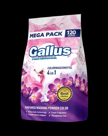 ⁨GALLUS PROFESSIONAL Proszek do prania 4w1 (120 prań) - Color 6.6 kg⁩ w sklepie Wasserman.eu