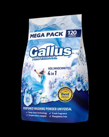 ⁨GALLUS PROFESSIONAL Proszek do prania 4w1 (120 prań) - Universal 6.6 kg⁩ w sklepie Wasserman.eu