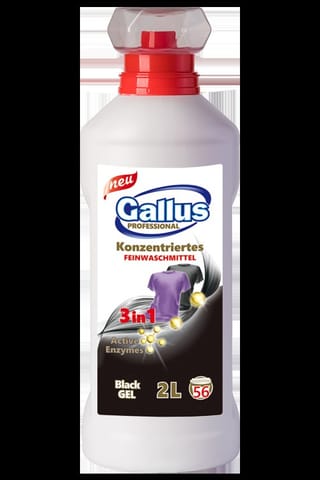 ⁨GALLUS PROFF. ŻEL d/prania 2L  3w1 CZARNY⁩ w sklepie Wasserman.eu