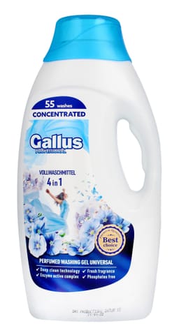 ⁨GALLUS PROFESSIONAL Żel do prania 4w1 (55 prań) - Universal 1.98 L⁩ w sklepie Wasserman.eu