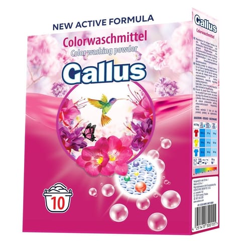 ⁨GALLUS PROSZEK d/prania  650g KOLOR karton⁩ w sklepie Wasserman.eu