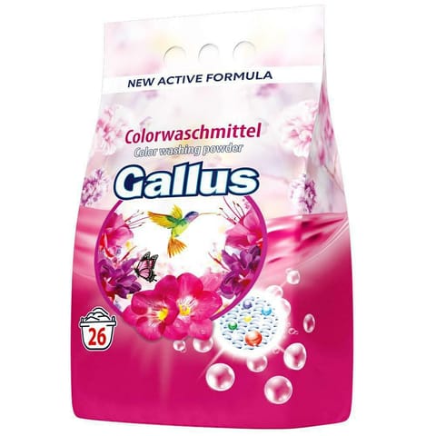 ⁨GALLUS Proszek do prania (26 prań) - Color 1.7 kg⁩ w sklepie Wasserman.eu