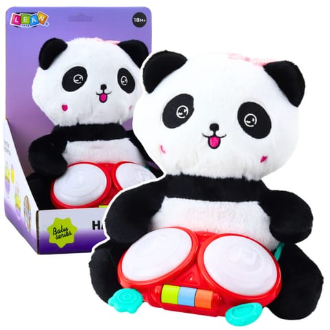 ⁨Pluszowa Panda Z Bębenkami Maskotka Przytulanka Światła Dźwięki⁩ w sklepie Wasserman.eu