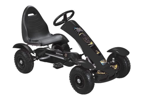 ⁨Gokart Na Pedały F618 Czarny⁩ w sklepie Wasserman.eu