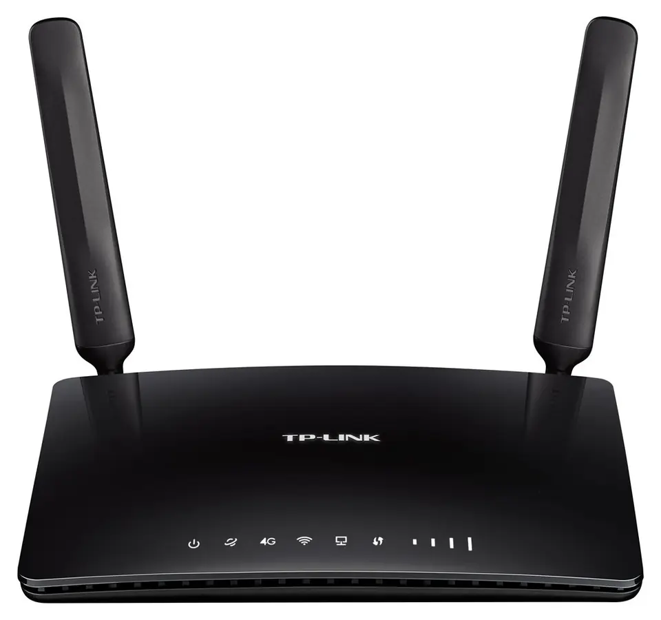 ⁨TP-LINK TL-MR6400 wireless router Single-band (2.4 GHz) Fast Ethernet 3G 4G Black⁩ at Wasserman.eu