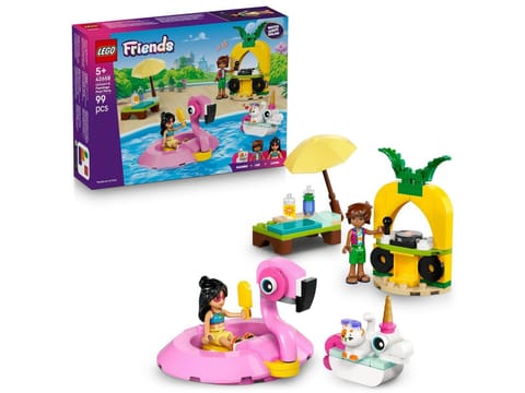 ⁨LEGO FRIENDS Impreza na basenie z jednorożcem i flamingiem 42658⁩ w sklepie Wasserman.eu
