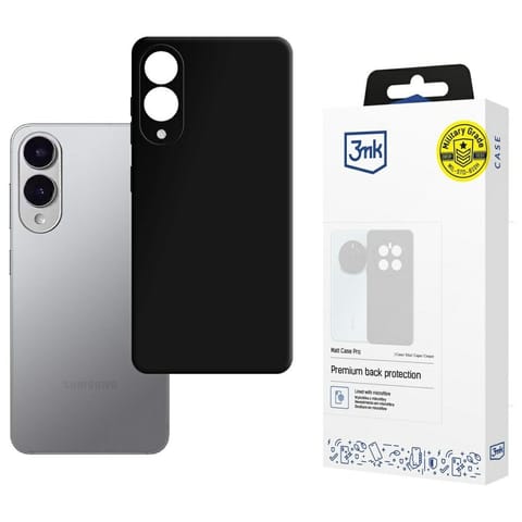 ⁨Etui 3MK Matt Case Pro do Samsung Galaxy S25 Edge czarny⁩ w sklepie Wasserman.eu