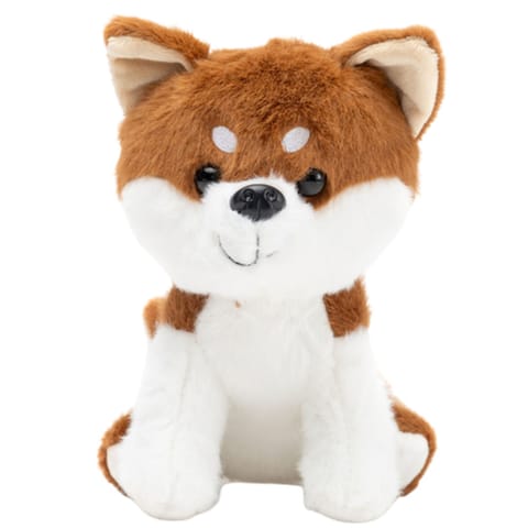 ⁨Pluszowa Maskotka Przytulanka Mały Piesek Shiba Inu Biało Brązowy 20cm⁩ w sklepie Wasserman.eu