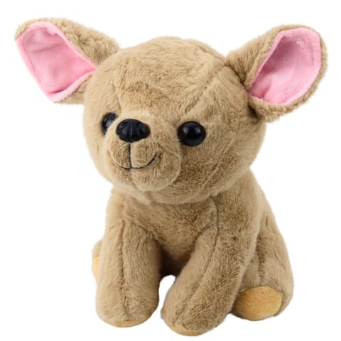 ⁨Pluszowa Maskotka Przytulanka Mały Piesek Chihuahua Beżowy 22cm⁩ w sklepie Wasserman.eu