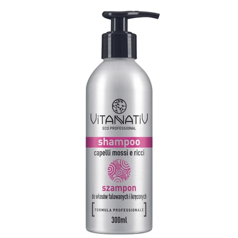 ⁨VITANATIV Eco Professional Szampon do włosów falowanych i kręconych 300 ml⁩ w sklepie Wasserman.eu