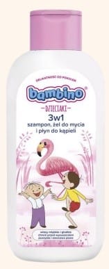 ⁨BAMBINO Dzieciaki 3w1 Szampon Żel pod prysznic i płyn do kąpieli - Flaming 400 ml⁩ w sklepie Wasserman.eu