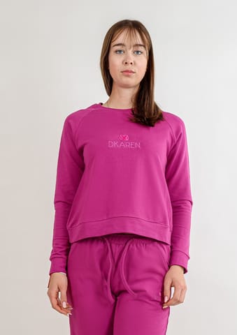 ⁨Bluza Wenezja H1 FUKSJA BAWEŁNA (kolor fuksja, rozmiar XS)⁩ w sklepie Wasserman.eu