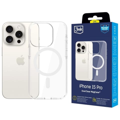 Etui 3MK EverClear MagCase do Apple iPhone 15 Pro w sklepie Wasserman.eu