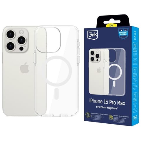 Etui 3MK EverClear MagCase do Apple iPhone 15 Pro Max w sklepie Wasserman.eu
