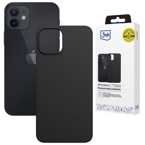 Etui 3MK Hardy MagSilicone do Apple iPhone 12 czarny w sklepie Wasserman.eu