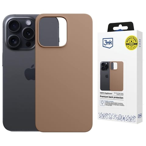 Etui 3MK Hardy MagSilicone do Apple iPhone 14 Pro Max ciemnozłoty w sklepie Wasserman.eu