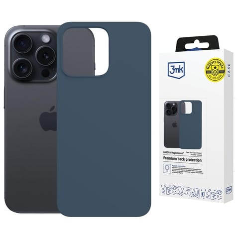 Etui 3MK Hardy MagSilicone do Apple iPhone 15 Pro Max niebieski w sklepie Wasserman.eu