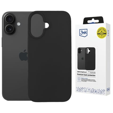 Etui 3MK Hardy MagSilicone do Apple iPhone 16 Plus grafitowy w sklepie Wasserman.eu