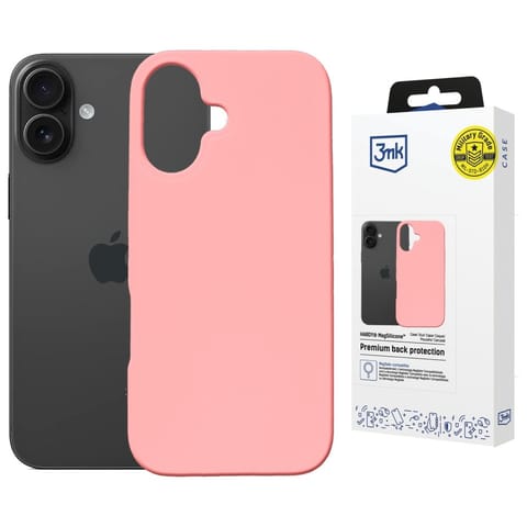 Etui 3MK Hardy MagSilicone do Apple iPhone 16 różowy w sklepie Wasserman.eu