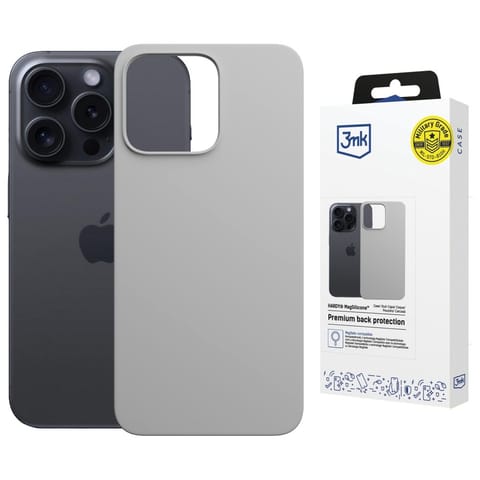 Etui 3MK Hardy MagSilicone do Apple iPhone 16 Pro tytanowy w sklepie Wasserman.eu