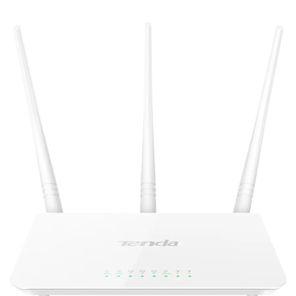 ⁨Tenda F3 wireless router Fast Ethernet White⁩ at Wasserman.eu