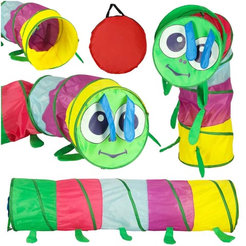 ⁨Namiot tunel dla dzieci ogrodowy tor samorozkładający do domu ogrodu duży składany gąsienica⁩ w sklepie Wasserman.eu