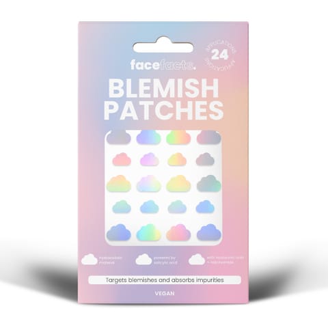 ⁨FACE FACTS Blemish Patches Plastry na wypryski - Holograficzne Chmurki 1 op. - 24 szt.⁩ w sklepie Wasserman.eu