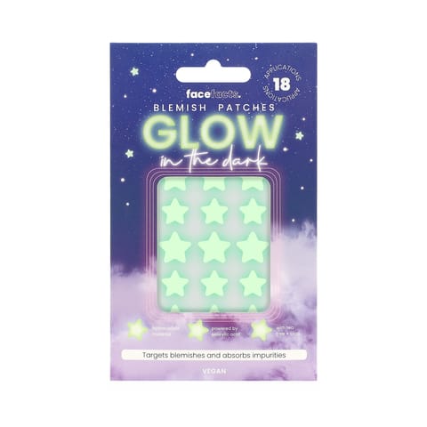 ⁨FACE FACTS Blemish Patches Plastry na wypryski - Świecące w ciemności Gwiazdki 1 op. - 24 szt.⁩ w sklepie Wasserman.eu