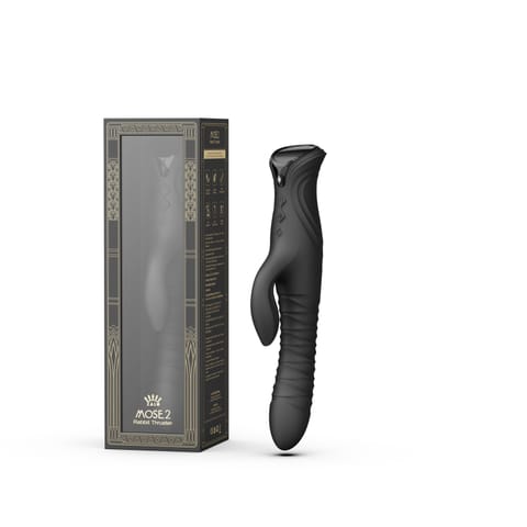 ⁨Wibrator króliczek Mose 2 Obsidian Black Zalo⁩ w sklepie Wasserman.eu