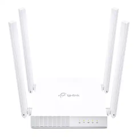 ⁨TP-LINK ARCHER C24 wireless router Fast Ethernet Dual-band (2.4 GHz / 5 GHz) White⁩ at Wasserman.eu