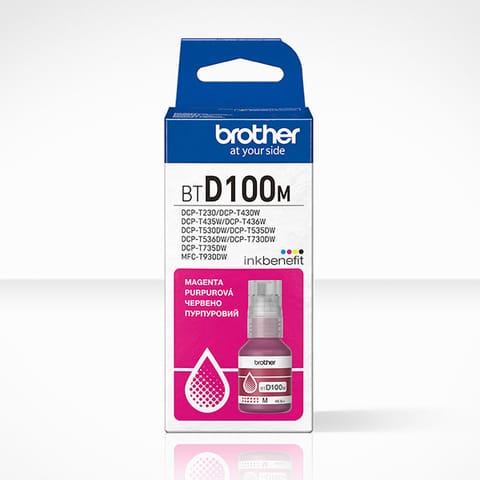⁨Brother oryginalny ink / tusz BTD100M, magenta, 5000s, 48.8ml⁩ w sklepie Wasserman.eu