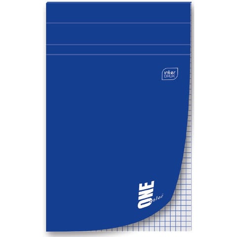 ⁨Blok biurowy A5+ 80k kratka 70g z perforacją One Color INTERDRUK⁩ w sklepie Wasserman.eu