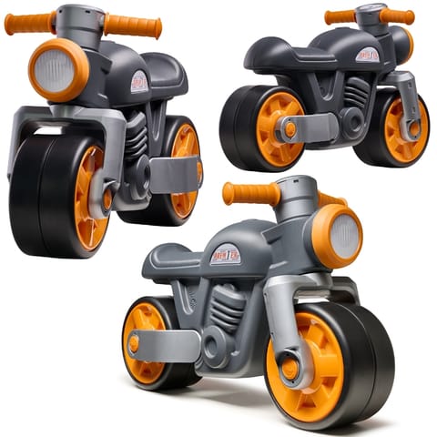 ⁨FALK  Jeździk Biegowy Ciche Koła Motor Prem1er Retro Czarny 12m+⁩ w sklepie Wasserman.eu