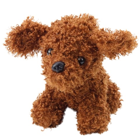 ⁨Pluszowa Maskotka Przytulanka Piesek Pudel Miniaturowy Brązowy 20cm⁩ w sklepie Wasserman.eu