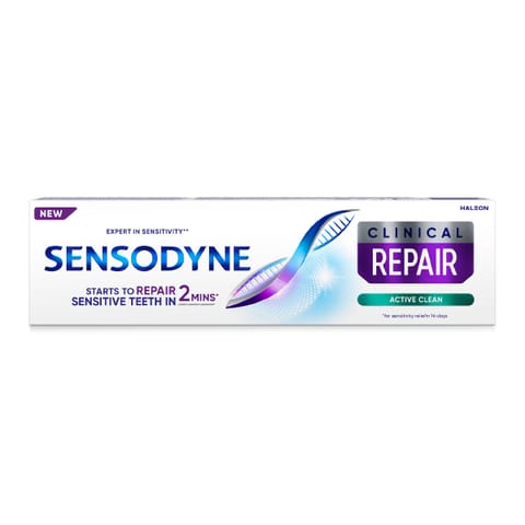 ⁨SENSODYNE  Clinical Repair Pasta do zębów Active Clean 75 ml⁩ w sklepie Wasserman.eu