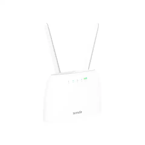 ⁨Tenda N300 wireless router Fast Ethernet Single-band (2.4 GHz) 4G White⁩ at Wasserman.eu