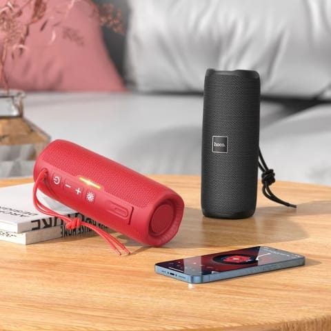 ⁨Głośnik Bluetooth HOCO HC16 2×5W 3h Czas Pracy Czerwony⁩ w sklepie Wasserman.eu