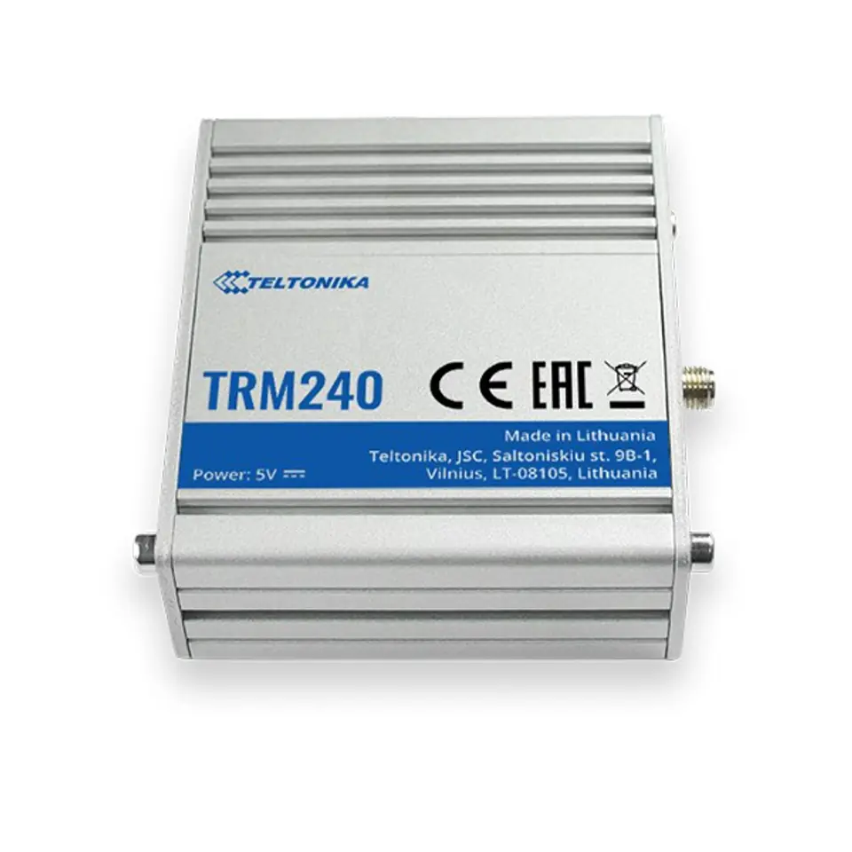 ⁨Teltonika TRM240 modem⁩ at Wasserman.eu