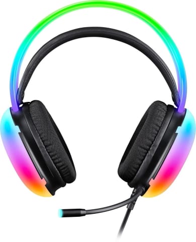 ⁨Słuchawki Gamingowe DEFENDER IGNIS RGB z Mikrofonem Czarne⁩ w sklepie Wasserman.eu