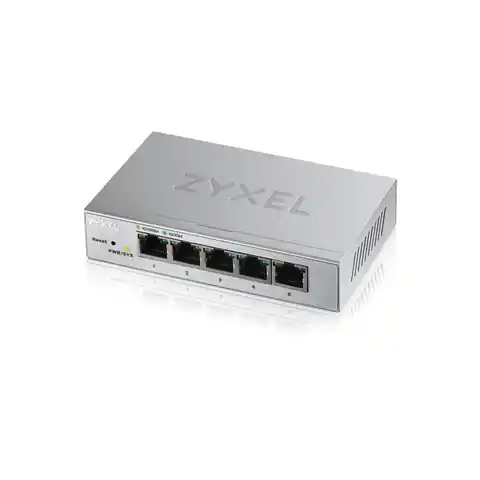 ⁨ZyXEL GS1200-5-EU0101F Switch (5x 10/100/1000Mbps)⁩ at Wasserman.eu
