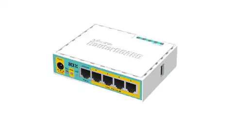 ⁨Router MikroTik HEX POE LITE RB750UP-R2 (xDSL)⁩ w sklepie Wasserman.eu